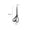 B, variant on 100Fens Stainless Steel Garlic Press Crusher Squeezer Masher Home Kitchen Mincer Tool