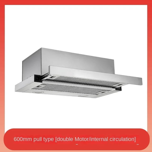 Campana Extractora extraíble para el hogar integrada 600mm pequeño apartamento Hotel Mini Campana Extractora de circulación interna campana de cocina Coifa
