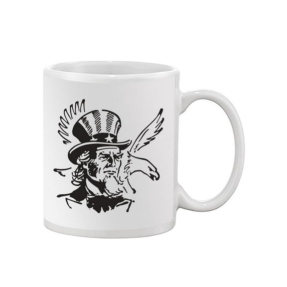 U.s. American With Eagle. Mug  -Image by Shutterstock,