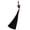 Black, variant on Yammee Delicate Craftsmanship Tassels Decorations Handmade Tassels Polyester Texture