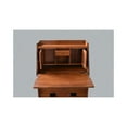 thumbnail image 2 of Crafters and Weavers Arts and Crafts Wood Secretary Desk in Light Brown, 2 of 3