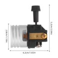thumbnail image 2 of unbranded 6Ud Base Para Bombilla E26 Negro Con Seguro Y Resistente Para Uso En Ambientes Industriales, 2 of 8