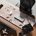 thumbnail image 2 of Long Mouse Pads for Desk,Colorful Chicken Floral Pattern Desk Mats on Top Of Desks, Desk Mouse Pad Extra Large with 3mm Non-Slip Base and Stitched Edge for Gaming,Office,Work,Home 35.4x15.7in, 2 of 5