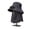 Dark gray, variant on Misright Outdoor Sun Hat Cooling Cap With Integrated Solar Fan And Foldable Design