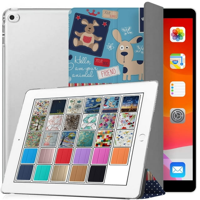 iPad PRO 12.9 Pouces 1st Gen 2015 Étui A1584 A1652 ML0H2LL/A ML0G2LL/A ML0F2LL/A ML0N2LL/A ML0Q2LL/A ML0R2LL/A ML0V2LL/A ML0U2LL/A ML0T2LL/A ML3Q2LL/A ML3N2LL/A ML3K2LL/A ML2J2LL/A ML3R2LL/A Puppy Friend