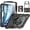 Black, variant on Case for iPad Air 11 inch 8th 7th 6th Generation M4 M3 M2 2026 2025 2024, Heavy Duty Shockproof Cover with Screen Protector, Stand and Hand/Shoulder Strap