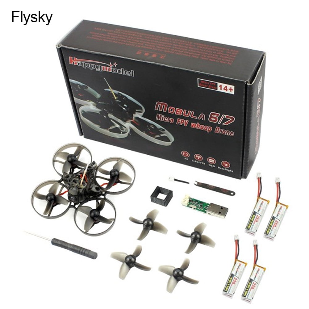 Happymodel Mobula7 75mm 2S Indoor Four-Axis Brushless Whoop Racer Drone BNF 0802 
