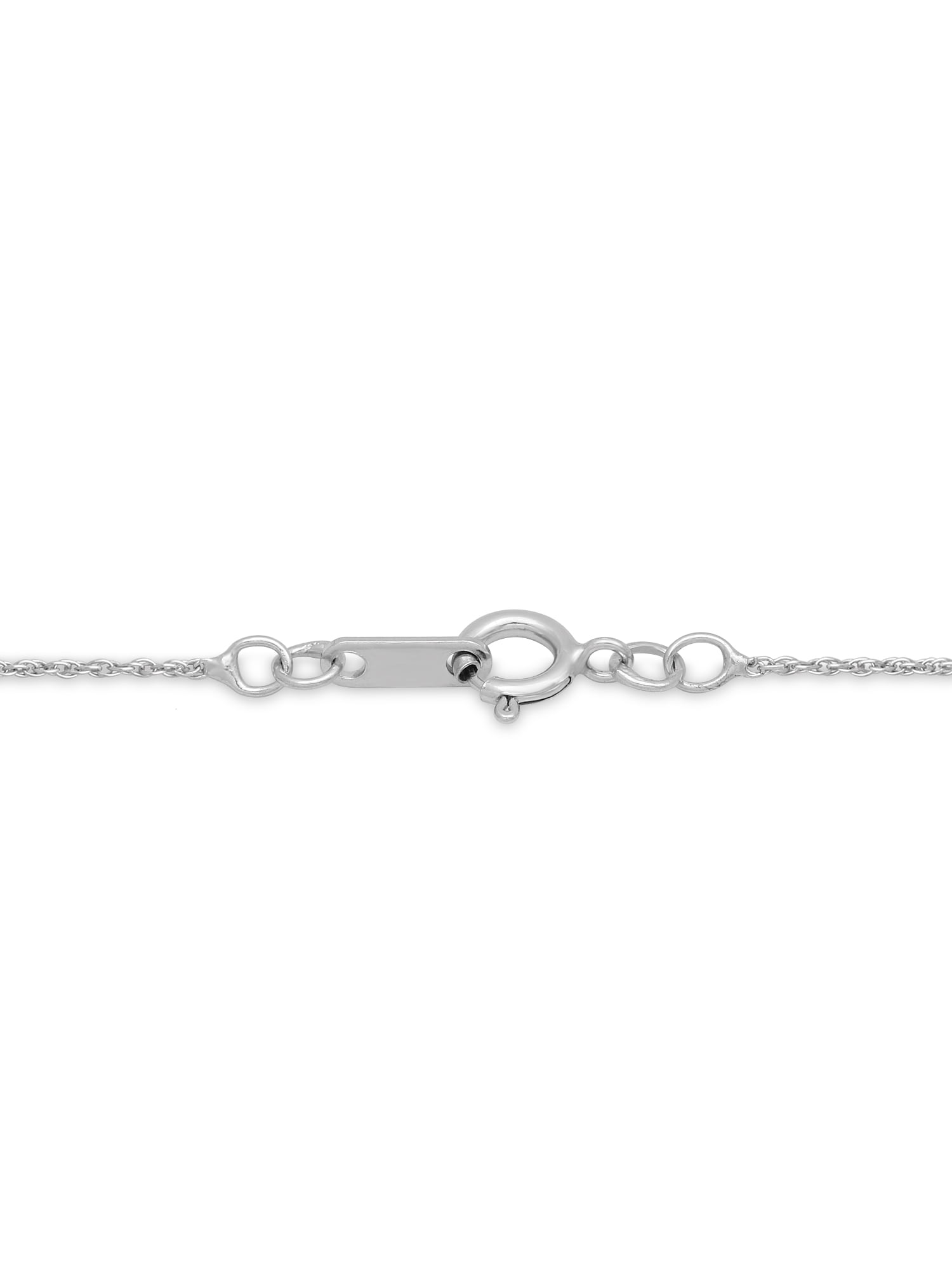Brilliance Fine Jewelry Created Opal and Cubic Zirconia Cross Pendant in Sterling Silver