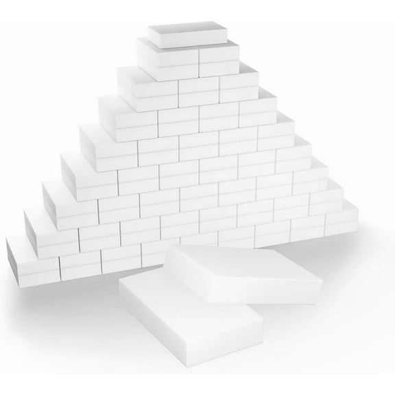 50 Pack Magic Erasers Sponge, Extra Premium Melamine Sponge Foam Cleaning Pads in Bulk, Non-Scratch Scrub Sponge, Household Cleaning Kitchen Dish Sponges