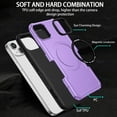 thumbnail image 6 of Feishell for iPhone 14 Case, [Compatible with MagSafe] Anti Fingerprint, Anti Scratch, Non Slip, Sleek, Shockproof, Military Grade Protection Case For iPhone 14, Purple, 6 of 10
