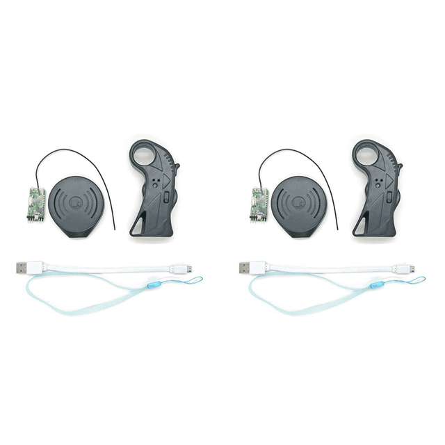 2X Télécommande Mini 2,4 GHz Étanche Recharge Sans Fil pour Planche de Surf Électrique et Contrôleur de Planche à Roulettes