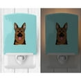 thumbnail image 2 of Caroline's Treasures BB1149CNL Checkerboard Blue German Shepherd Ceramic Night Light, 6x4x3", multicolor, 2 of 2