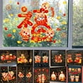 thumbnail image 4 of Gift Creative Shopwindow Ornaments Home Decoration Paste Peel Gold&Red Zodiac Dragon Year Wall Art Cartoon Dragon Decals Window Clings Chinese New Year Static Stickers 2, 4 of 8