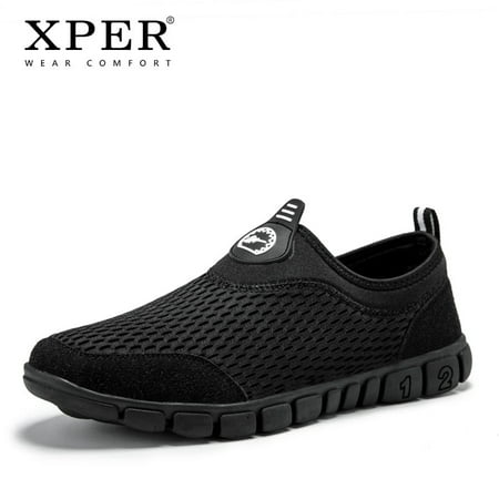 

Fashion Casual Shoes Men Loafers Soft Mesh Breathable Slip-On Footwear Male Sneaker Outdoor Comfort Walk