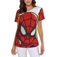 thumbnail image 1 of Spider-Man Women's Crew Neck Short Sleeve T-Shirt, 1 of 7