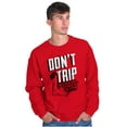 thumbnail image 5 of Sarcastic Don't Trip Zombie Joke Sweatshirt for Men or Women Brisco Brands S, 5 of 6