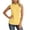 Yellow, variant on Women‘s Ribbed High Neck Sleeveless Tank Top Stretch Soft Comfort Fit Casual Wear Solid Basic Shirt, XXL, Yellow