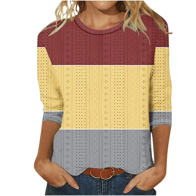 Birdeem Blouse pour Femmes T-Shirt Décontracté et Confortable