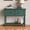 Green, variant on ZOSQUARE 42" Black Console Table with 2 Drawers and Cabinets, Farmhouse Entryway Table with Turned Legs and Bottom Shelf, Vintage Sofa Table for Living Room