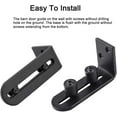 thumbnail image 4 of 2 Pack Sliding Barn Door Floor Guides, Flush Sliding Door Bottom Guide, Adjustable Wall Mount Stay Roller Hardware Kit, 4 of 5
