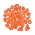 thumbnail image 1 of 50Pcs Glow in The Dark Rocks Pebbles DIY Crafts Cobblestones Luminous Stones for Light Orange, 1 of 8