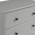 thumbnail image 3 of Commode Moderne à 4 Tiroirs en Bois Massif - Gris, 3 of 5