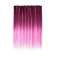 thumbnail image 4 of MY-LADY Colorful Straight Hair Extensions Clip in Rainbow Multi-color Clip in Synthetic Long Hairpiece Party Highlights Colorful Clip in Hair Extensions for women girls kids gift, 4 of 8
