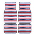 thumbnail image 1 of Honeii American Patriotic Stars And Stripes Print Car Foot Mat Four-Piece Set - Front & Rear Universal Car Floor Mats for SUVs, Trucks, Sedans, 1 of 7