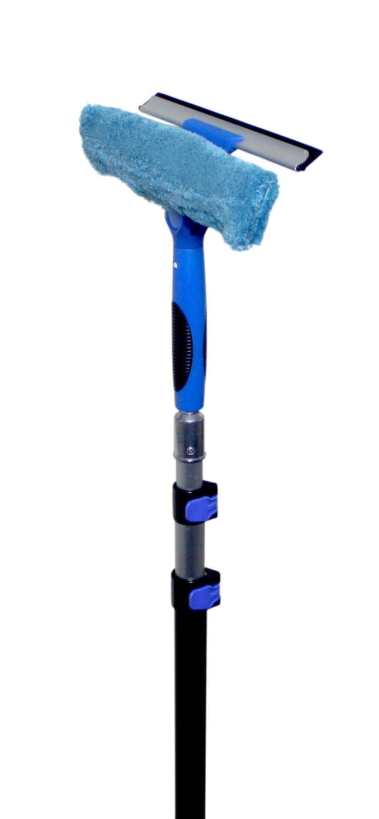 EVERSPROUT 7to20 Foot Swivel Squeegee and Microfiber Window Scrubber (25+ Ft. Reach) 2in1