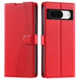 thumbnail image 1 of For Google Pixel 8a Case Dots Imprinted PU Leather Flip Phone Cover with Card Slot, Strap - Black, 1 of 5