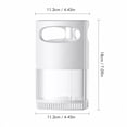 thumbnail image 3 of Bug Zapper Indoor, Portable Usb Rechargeable Photocatalytic Mosquito Lamp, Silent Flying Insect for Bedroom Home Office Use, Pink, 1 Pack, 3 of 5