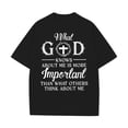 thumbnail image 4 of Ankishi Christian Tshirts Men Cross Casual Short Sleeve Crewneck Graphic Tees Summer Clothes for Streetwear, 4 of 10