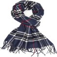 thumbnail image 2 of CHUANK Super Soft Classic Plaid Checked Cashmere Feel Winter Scarf Unisex Fashion Accessory, 2 of 7