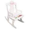 Personalized Pink Tractor Puzzle Rocker