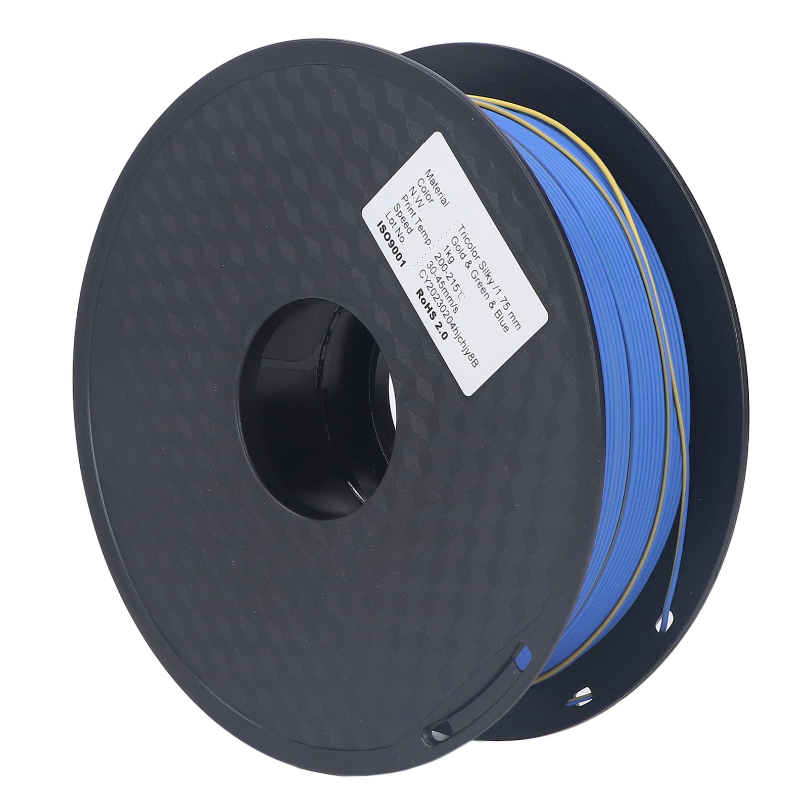 3D Printer Filament Tricolor Filament 1.75mm PLA Filament Consumable Printing Material for Model Crafting Bienvenido