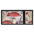 thumbnail image 4 of FUIALDOLG Children's Wallet Mushroom Dragonfly Floral Theme Wear-Resistant Trifold Card Wallet for Outdoor, Polyester Foldable Toddler Wallet, 4 of 6