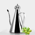 thumbnail image 2 of Paraer del aceite Dispensador Pourer para Aceite Vinagre de material acero Inoxidable de 600ML Utensilos 600ML 600 ml Fanmusic Paraer del aceite, 2 of 7