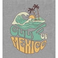 thumbnail image 4 of Gulf of Mexico Wave Text Youth Heather Gray Crew Neck Short Sleeve Tee-Medium, 4 of 4