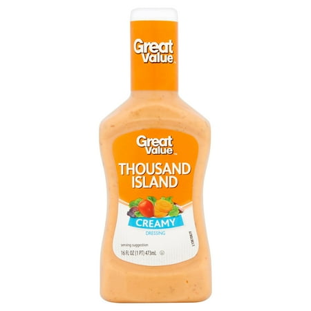 Salad Dip - (4 Pack) Great Value Thousand Island Dressing & Dip, 16 Oz