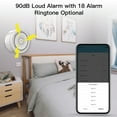 thumbnail image 3 of Tuya Wifi Sensor de sirena inteligente Alarma audible y visual 90dB Alarma fuerte APLICACIÓN Contro Tomshoo  Alarma de sirena, 3 of 7