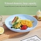 thumbnail image 2 of 22.5cm Plastic Plates 8 Colors Reusable Sturdy Tableware Set Noodle Bowl Appetizer Cereal Dessert Bowl BPA Free, 2 of 5