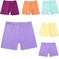 thumbnail image 1 of LYMAYTER Shorts de Vélo Solides pour Filles, Doux pour Tout-Petits de 4 à 16 Ans, Danse sous Robe, 1 of 7