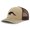 Khaki Coffee, variant on Richardson Mesh Cap Hat Embroidered Catfish B Embroidery Trucker Hats for Men & Women Khaki Coffee Design Only