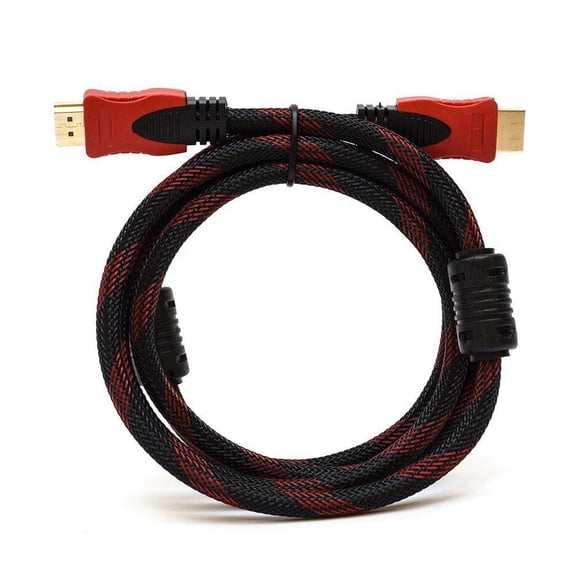 CableVantage HDMI Cable Cord For TV HDTV Xbox Xbox 360 Xbox One PS3 PS4 HD Wii U LCD Plasma Blu-ray DVD Player 15FT Red