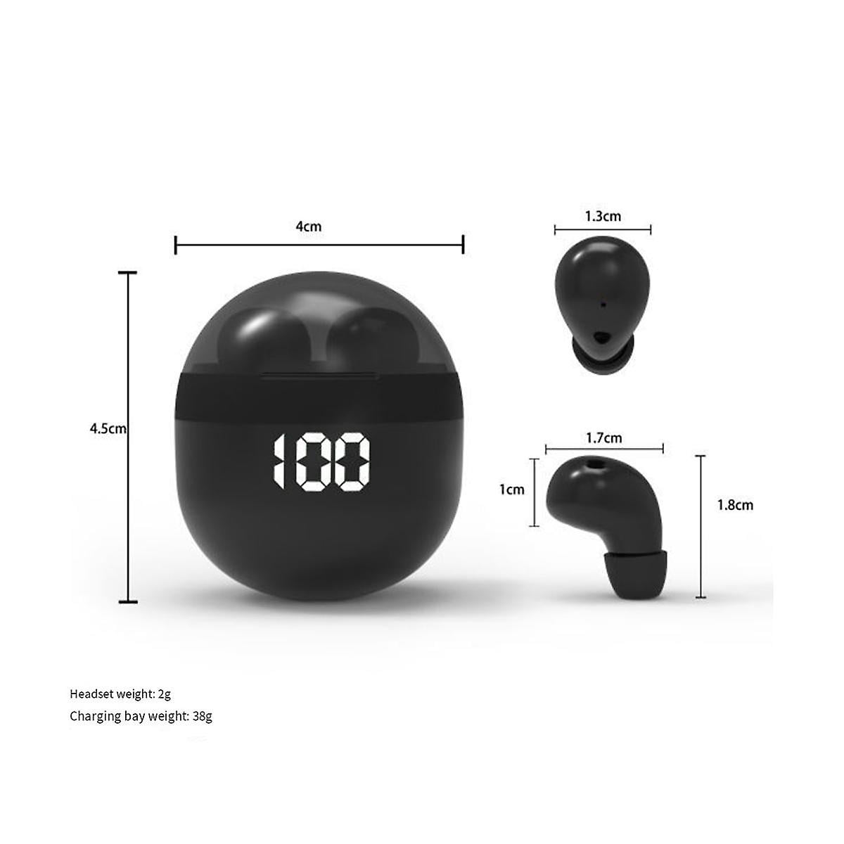 SK18 Superbass Earphones TWS Wireless Bluetooth Headset with Mic Smart Touch Headphone Noise Reduct