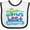 White and Black, variant on Inktastic My Daddy is the Best Paramedic Boys or Girls Baby Bib