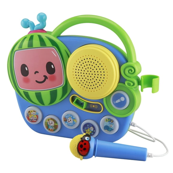 Open Box Cocomelon CO-115.FMV22 Sing-along Boombox with built in Music