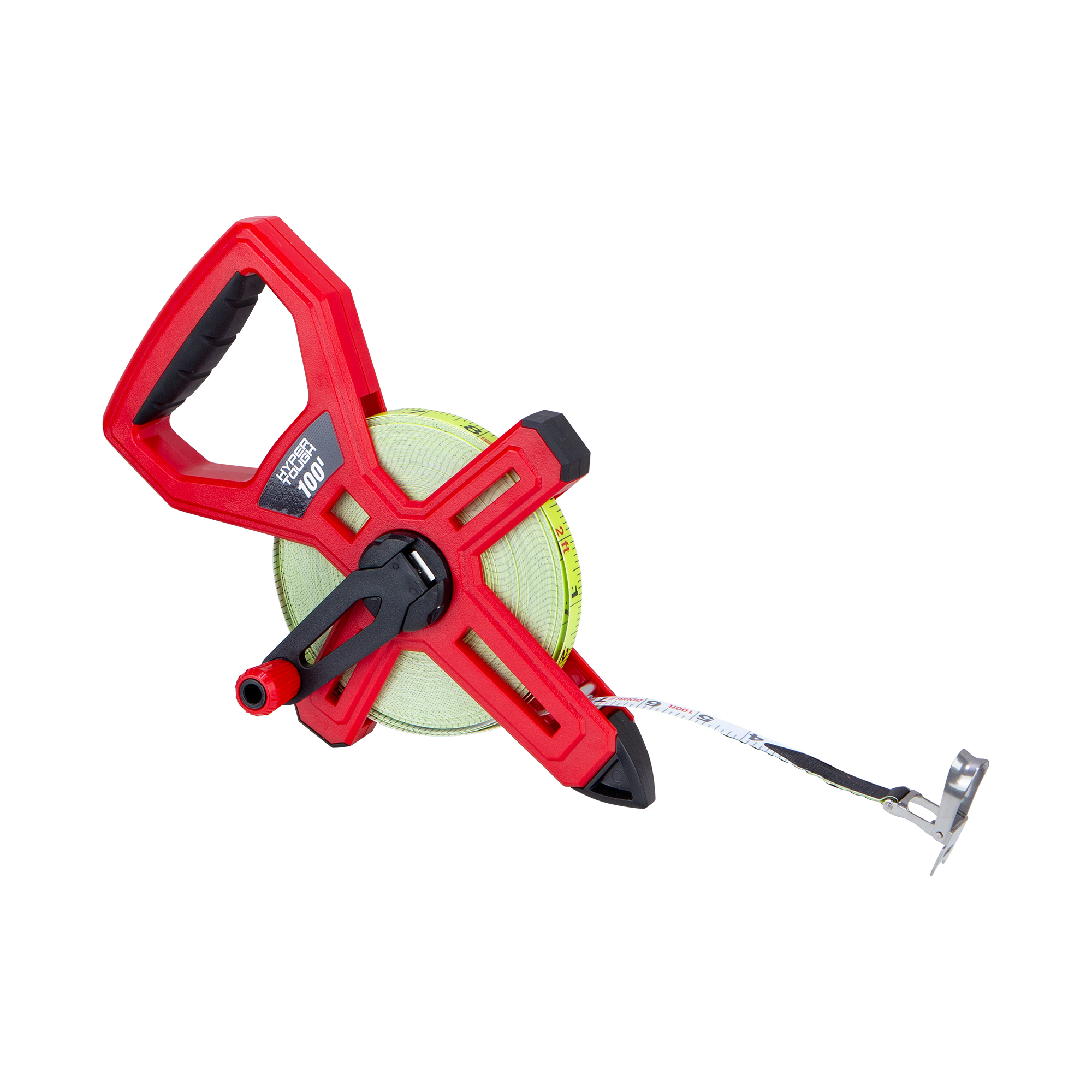 Hyper Tough 100-Foot Fiberglass Tape Measure with Ground Stake photo 8