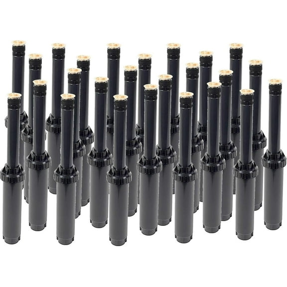 (25) Rain Bird US418 4" UNI-Spray Series Pop-up Spray Head Sprinklers with 18' VAN Nozzles