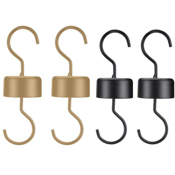 Needhep No Tools Wall Hooks For Hanging Clear Wall Hooks For Hanging, Slat Wall Hanging Hooks Heavy Duty Heavy Duty Robe Hook Hat Rack, For Kitchenware (Gold)